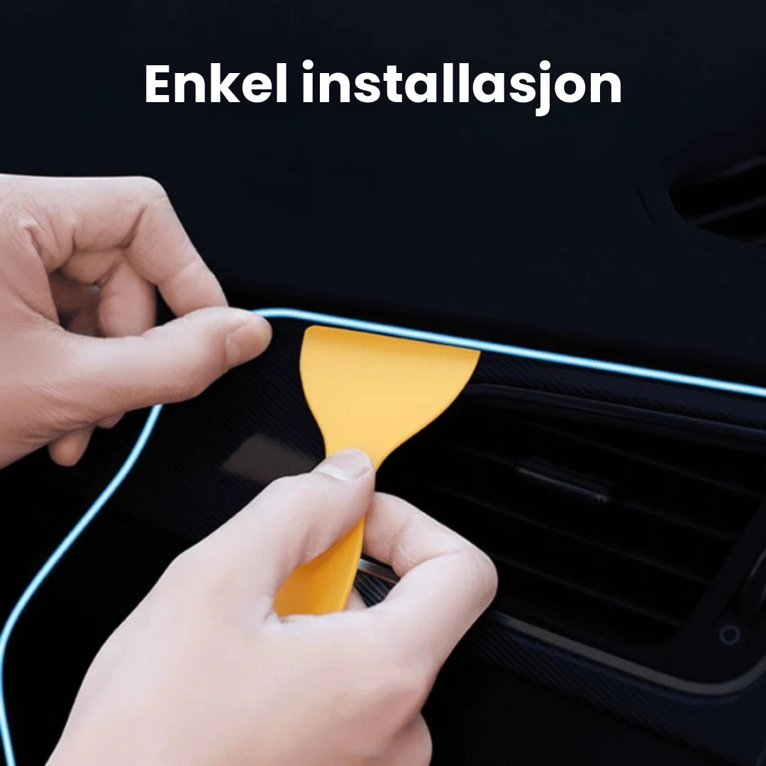 Kuttbar LED-stripe bil