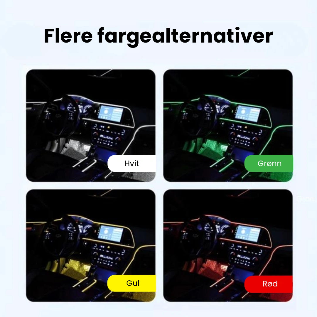 Kuttbar LED-stripe bil