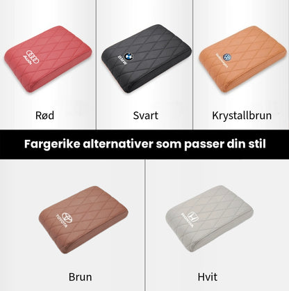 Bilarmstøtte i Skinn