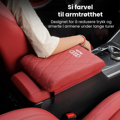 Bilarmstøtte i Skinn