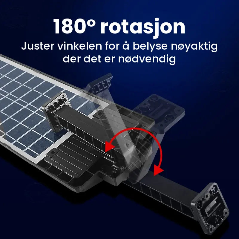 Kraftig solcelledrevet LED