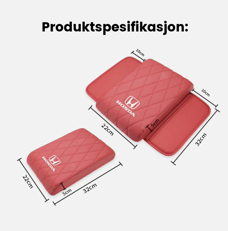 Bilarmstøtte i Skinn